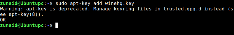 add wine key to system